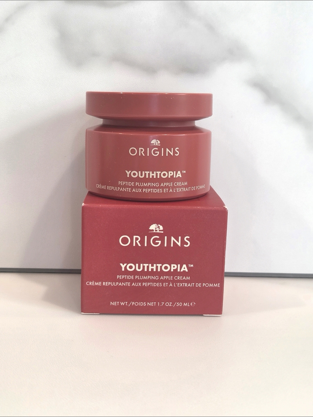 Origins Youthtopia Plumping Apple Face Moisturizer With Peptides & Squalane NIB